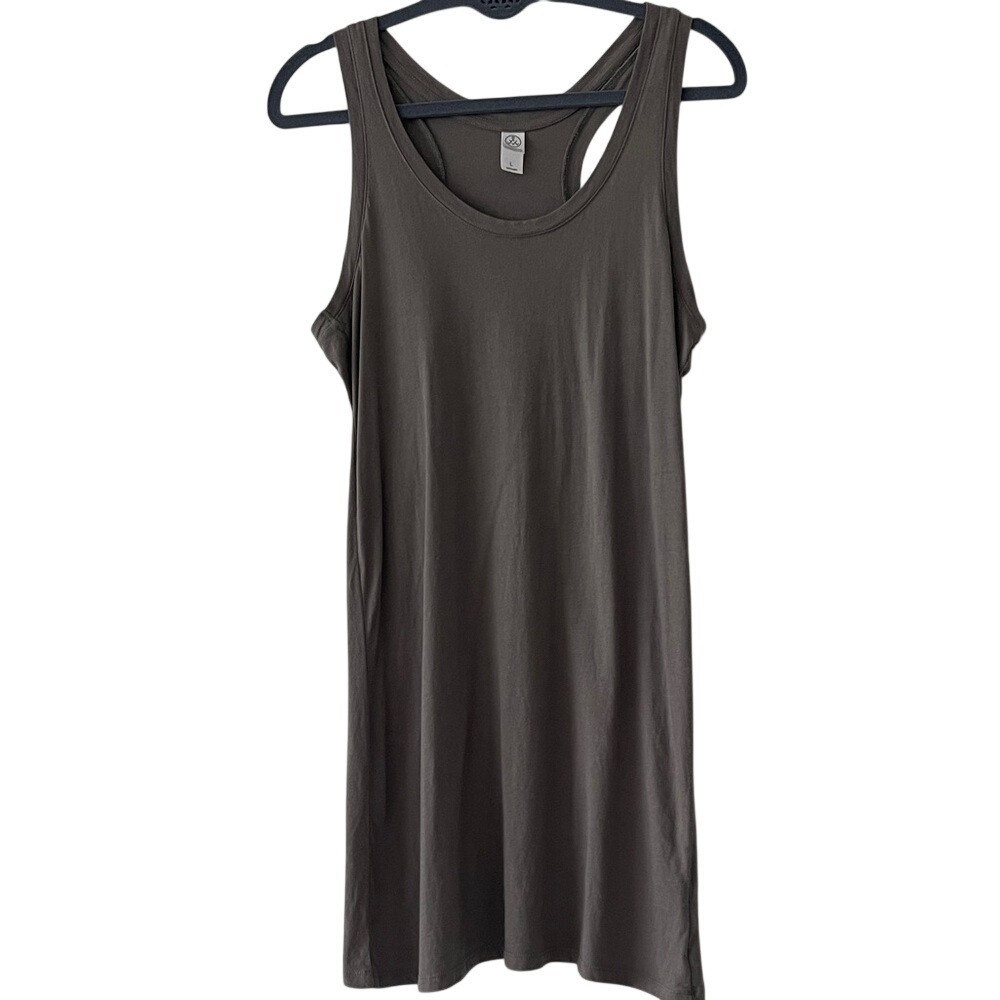 Alternative Apparel Gray‎ Racerback Casual Dress Large NEW